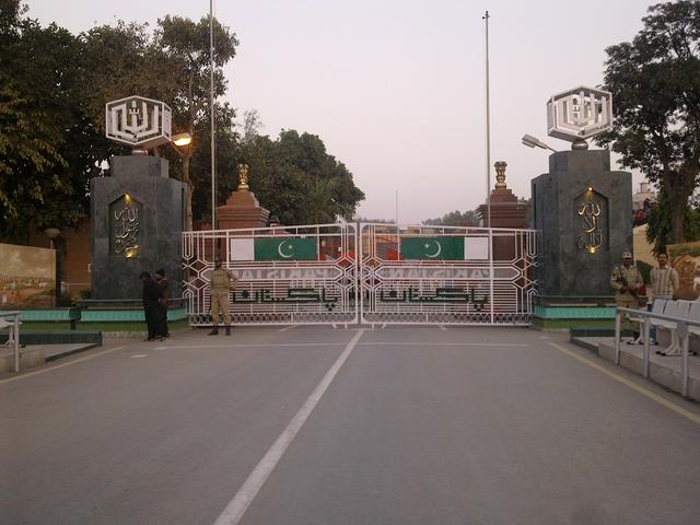 Wagah border (Pakistan side)