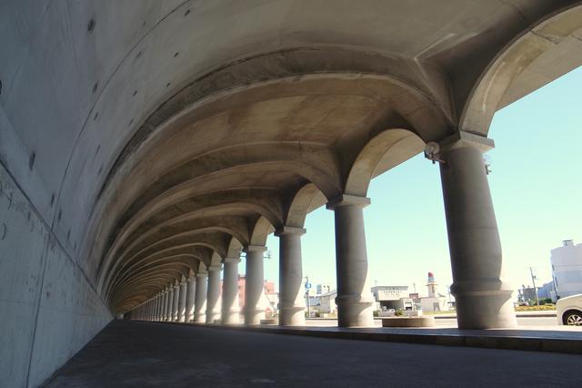Wakkanai's symbol; The Breakwater dome