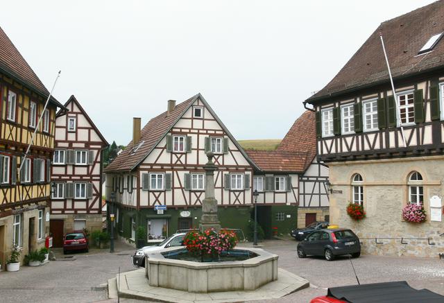 Market square of Waldenbuch