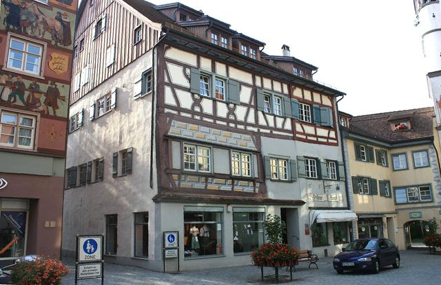 Half-timbered houses