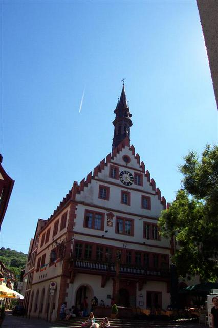 Altes Rathaus in the Marktplatz of Weinheim, Germany