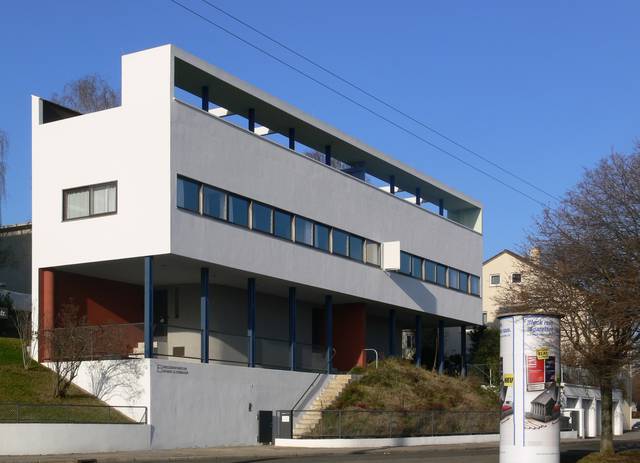 One of Le Corbusier's buildings at Weissenhof
