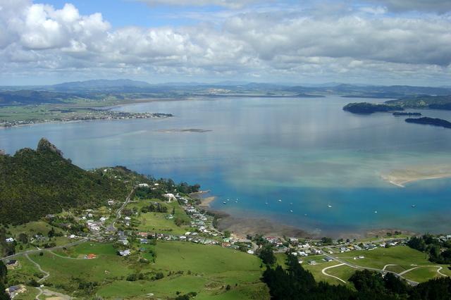 Whangarei harbour from Mt Manaia