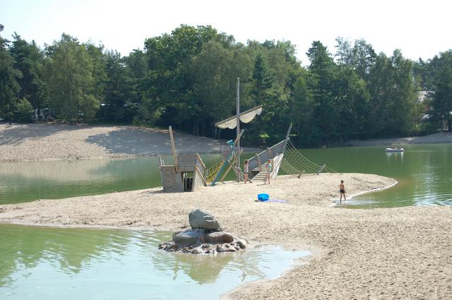 Water playground in "Südsee Camp" Wietzendorf