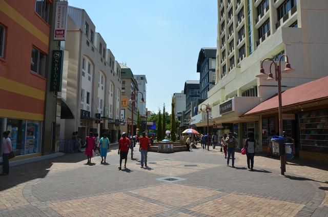 Post Street Mall in downtown Windhoek