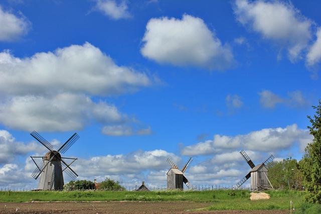 Windmills are a symbol of Saaremaa, and they're also depicted on Saaremaa Vodka bottles