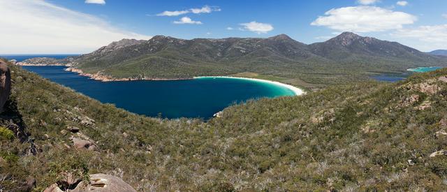 View over Wineglass Bay