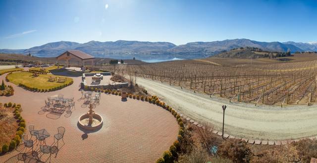 Winery in winter, Lake Chelan