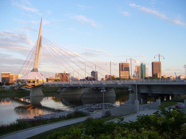 Esplanade Riel facing Downtown