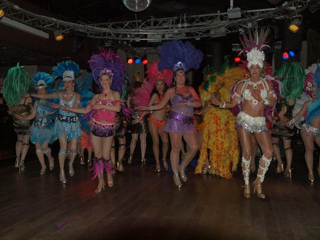 Samba dancers at Winter Carnival.