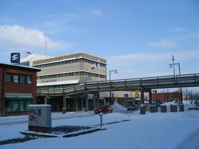 Winter in central Kaarina.
