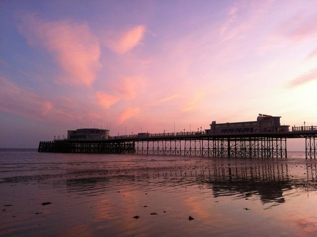 Worthing Pier from the beach