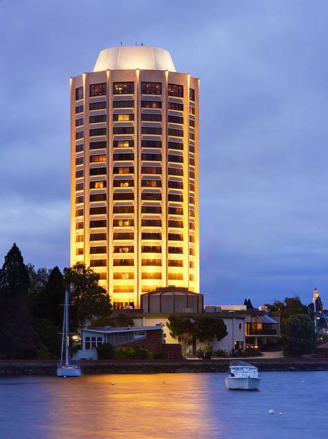 Wrest Point Hotel Casino, looking very 1970s