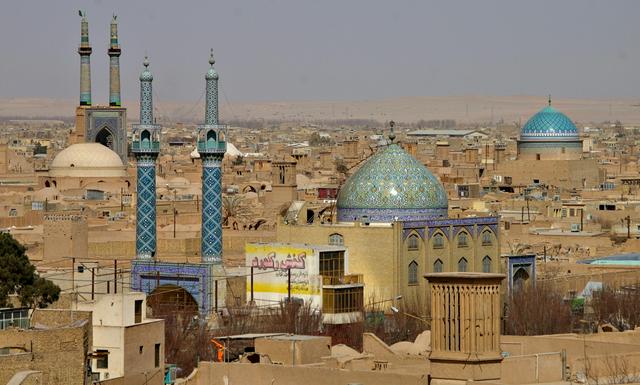 The skyline of the old city