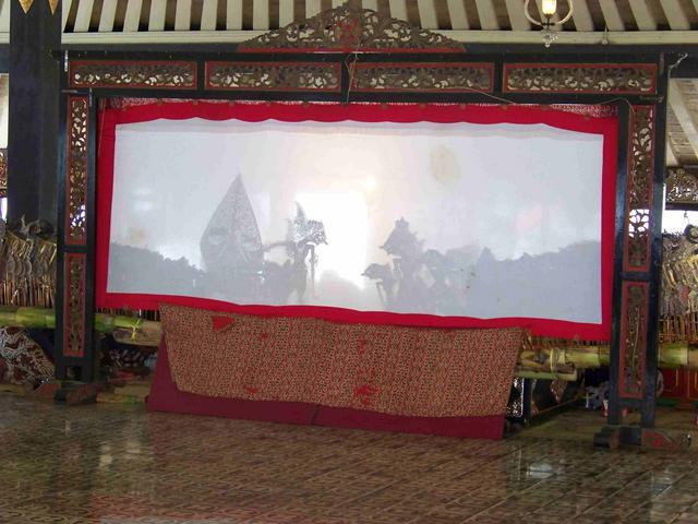 Wayang kulit (shadow puppet show)