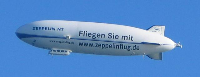 Airship above Friedrichshafen