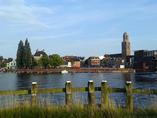 View of Zwolle, with the Peperbus tower