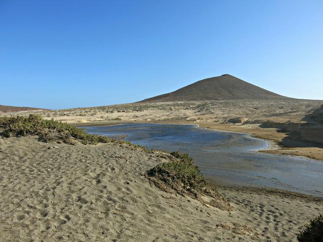 Sand dunes in the Red Mountain Natural Reserve