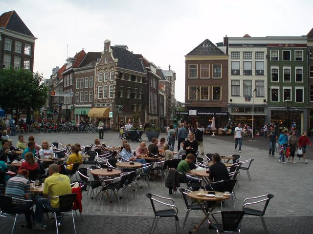 Outdoor terraces on the market square