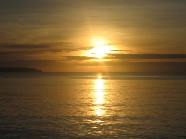 Sunrise viewed from Borongan City