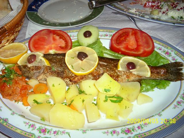 Fish plate, Ohrid
