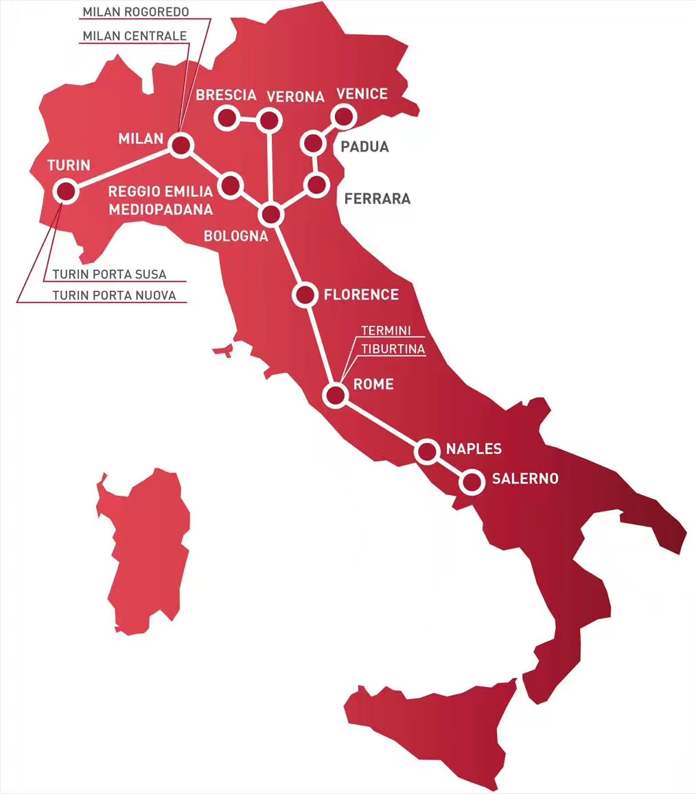 Italoルートマップ