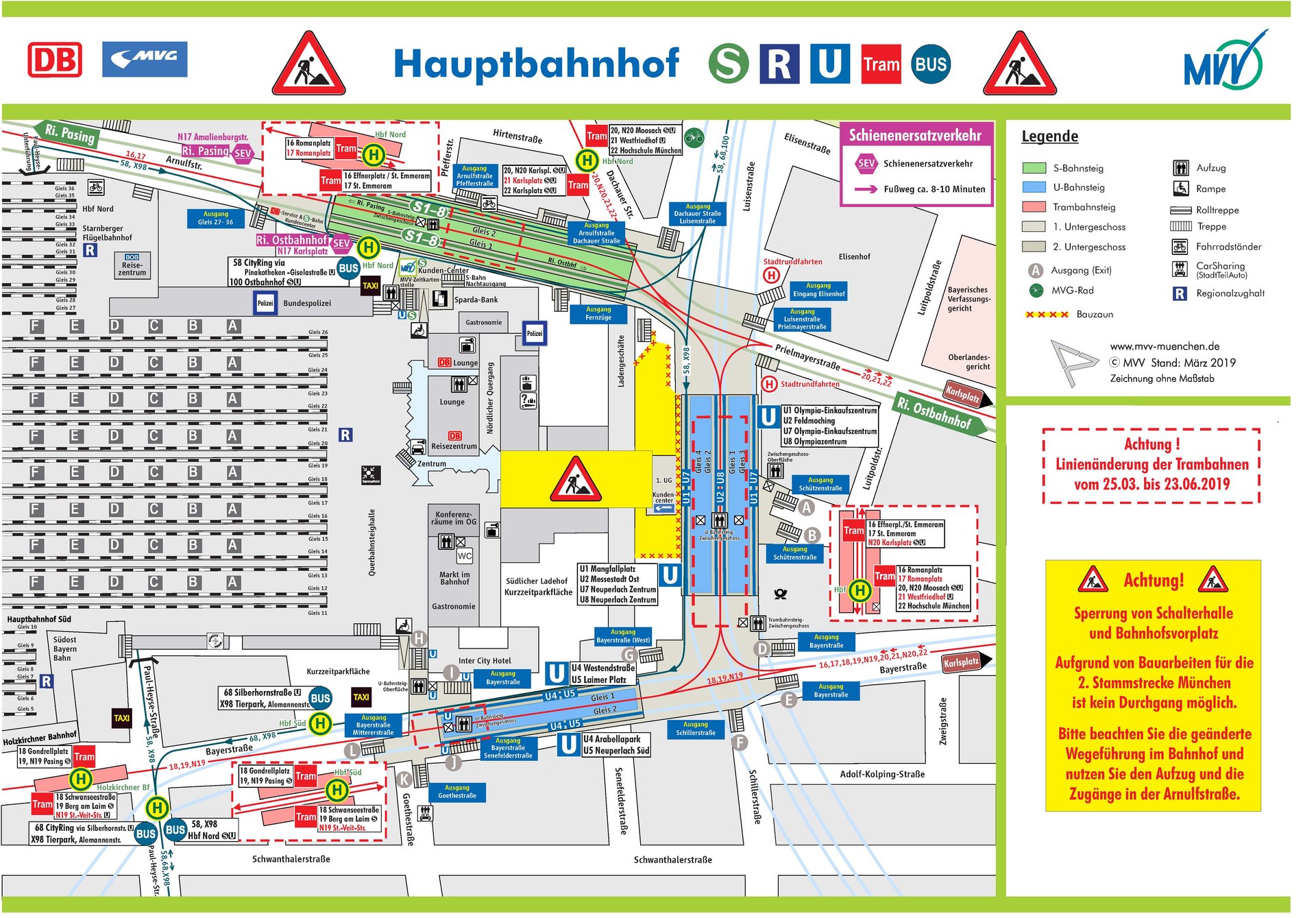 Disculpa Falta Construir Sobre Munich Train Station Map Domingo   Muenchen Hbf Plan 