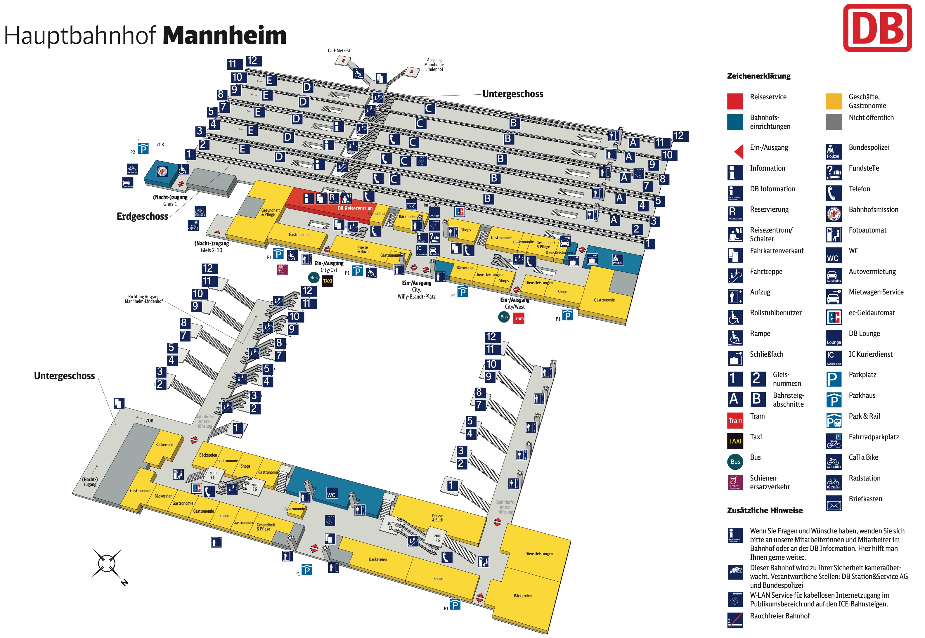 platform map