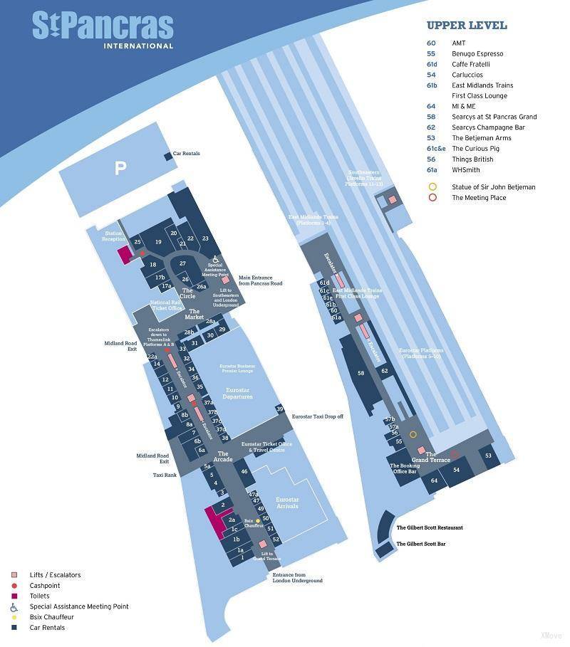 platform map