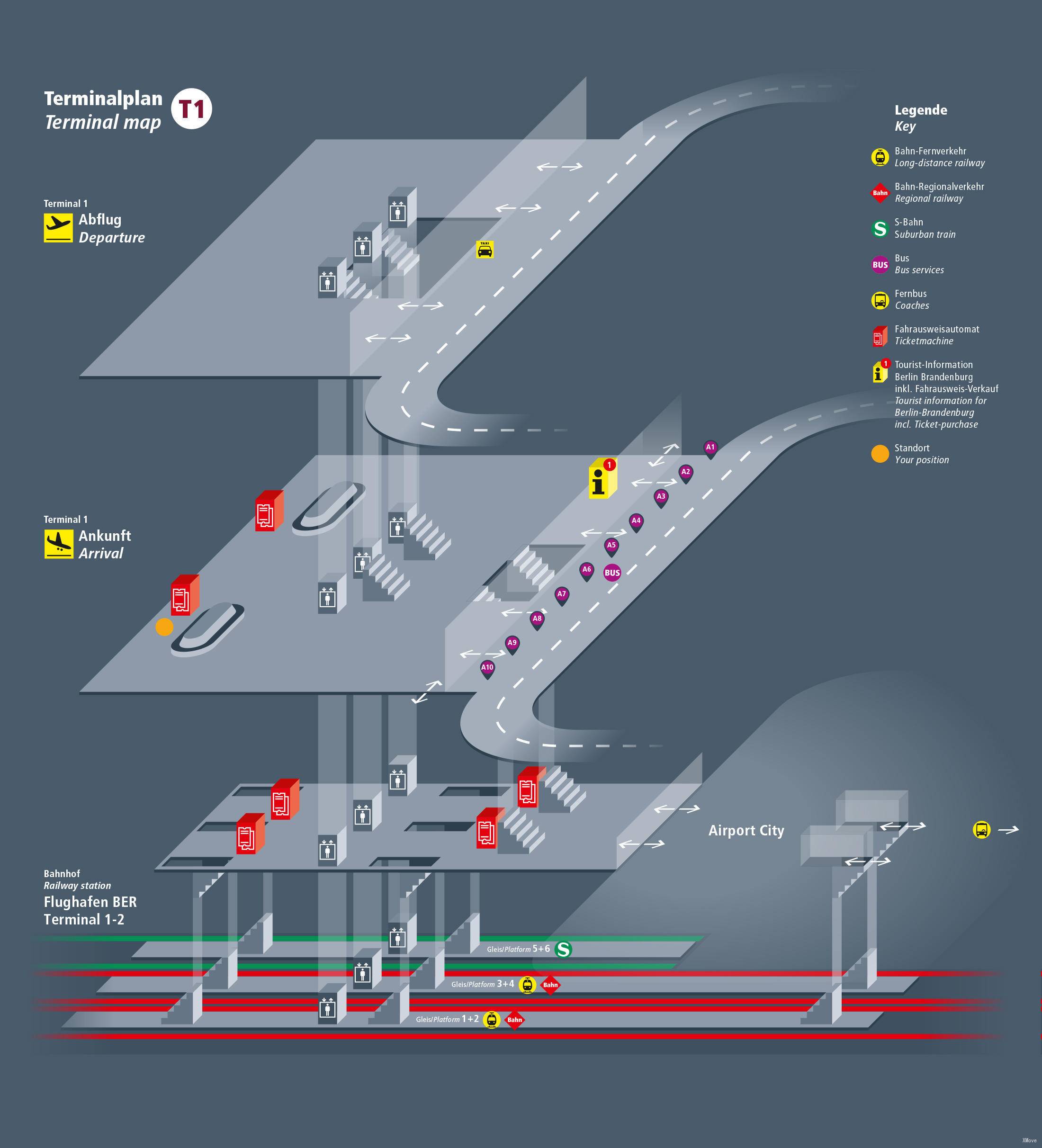 berlin airport map