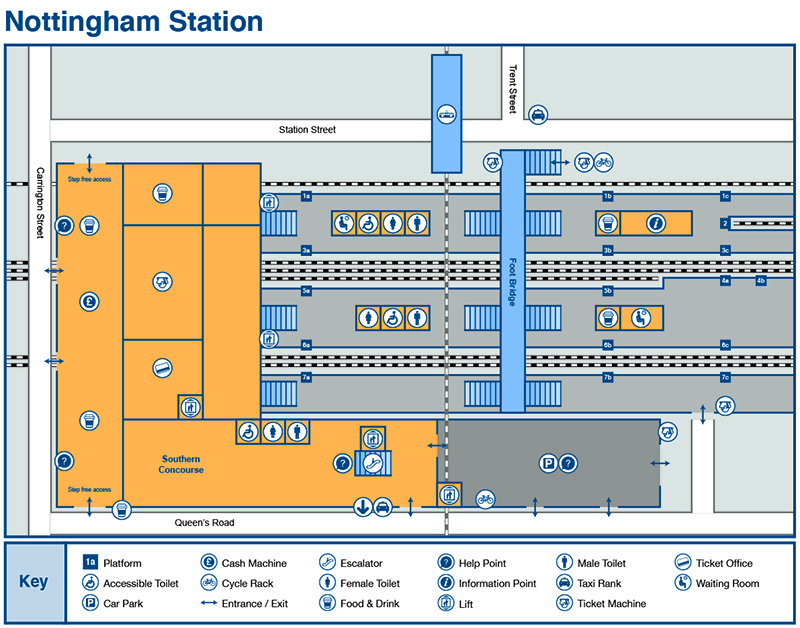 platform map