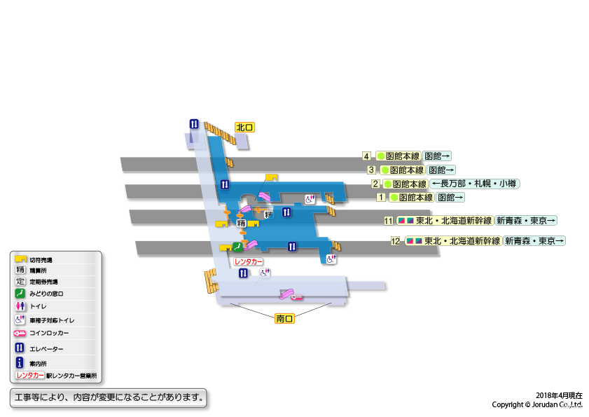 platform map