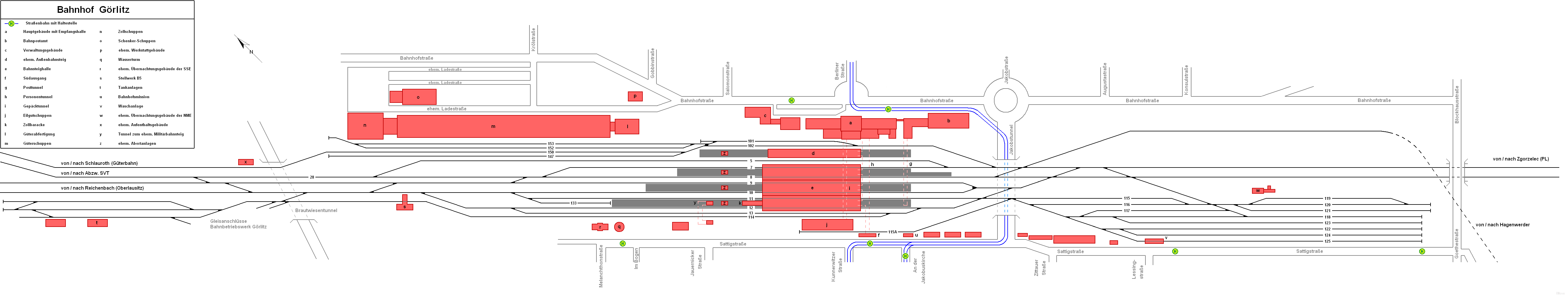 platform map