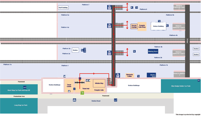 platform map