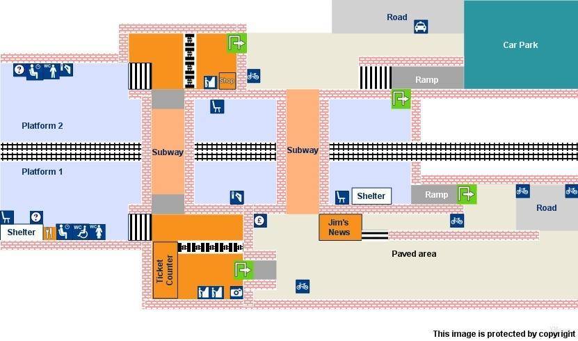 platform map