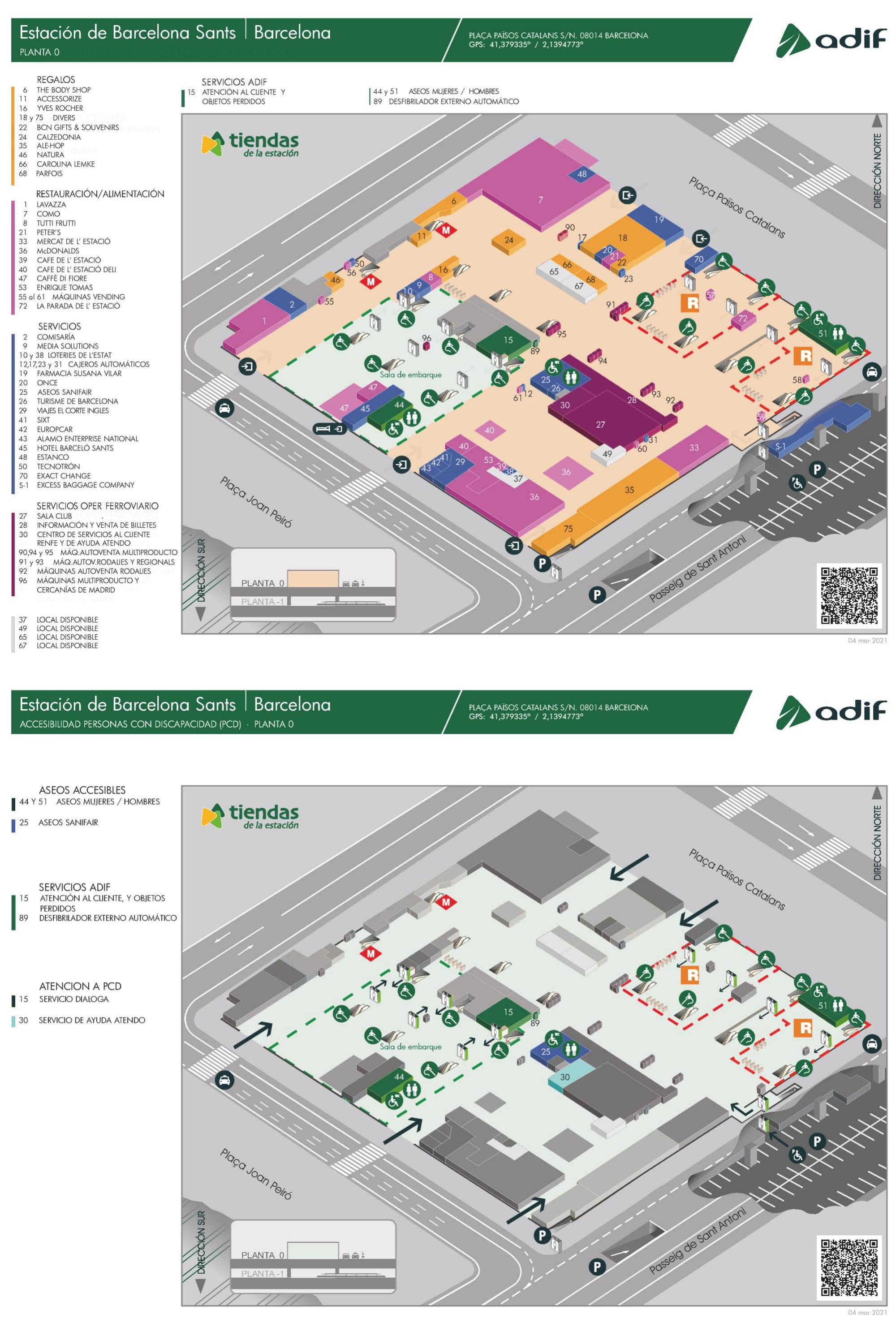 platform map
