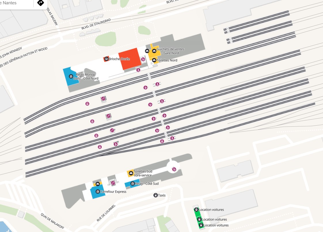platform map