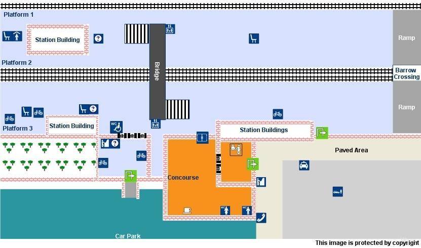 platform map
