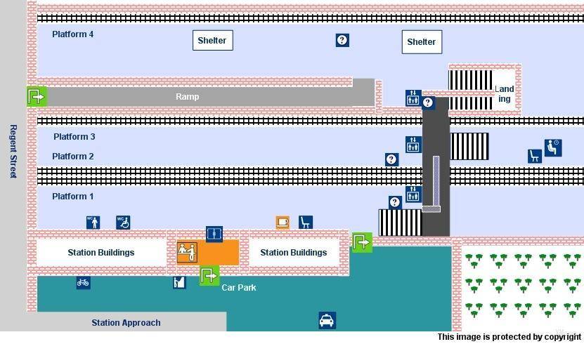 platform map