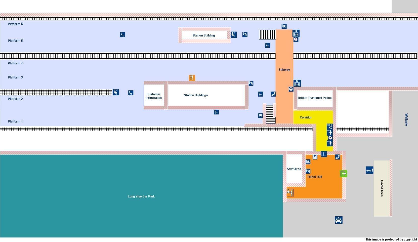 platform map