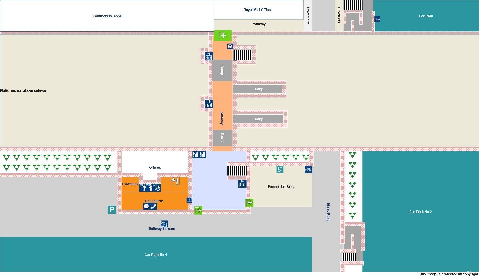 platform map