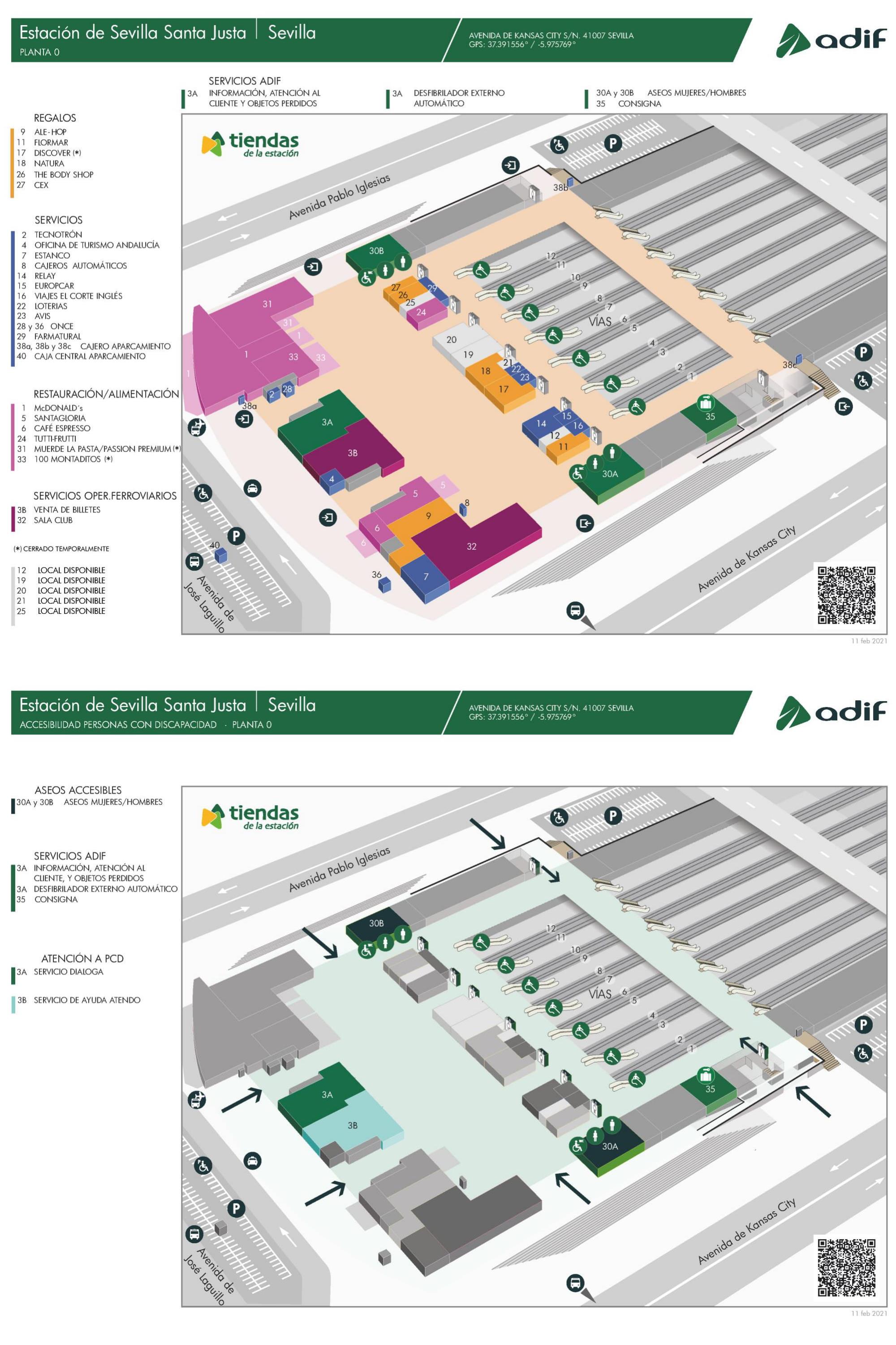 platform map