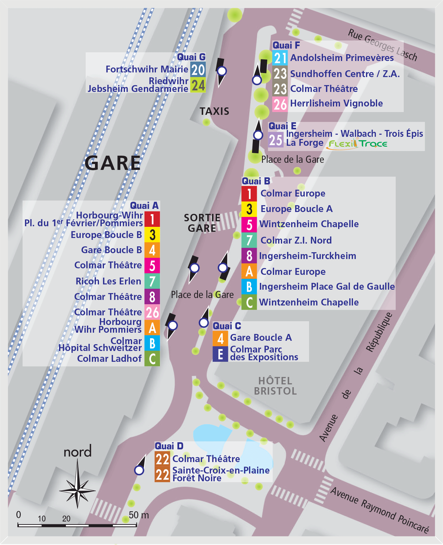 platform map
