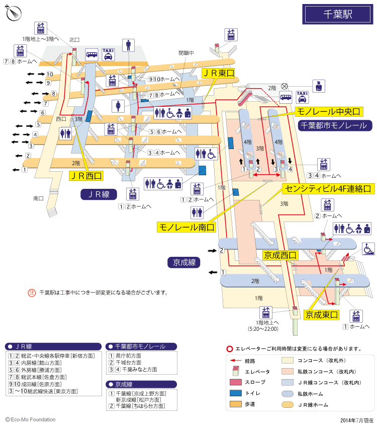 platform map