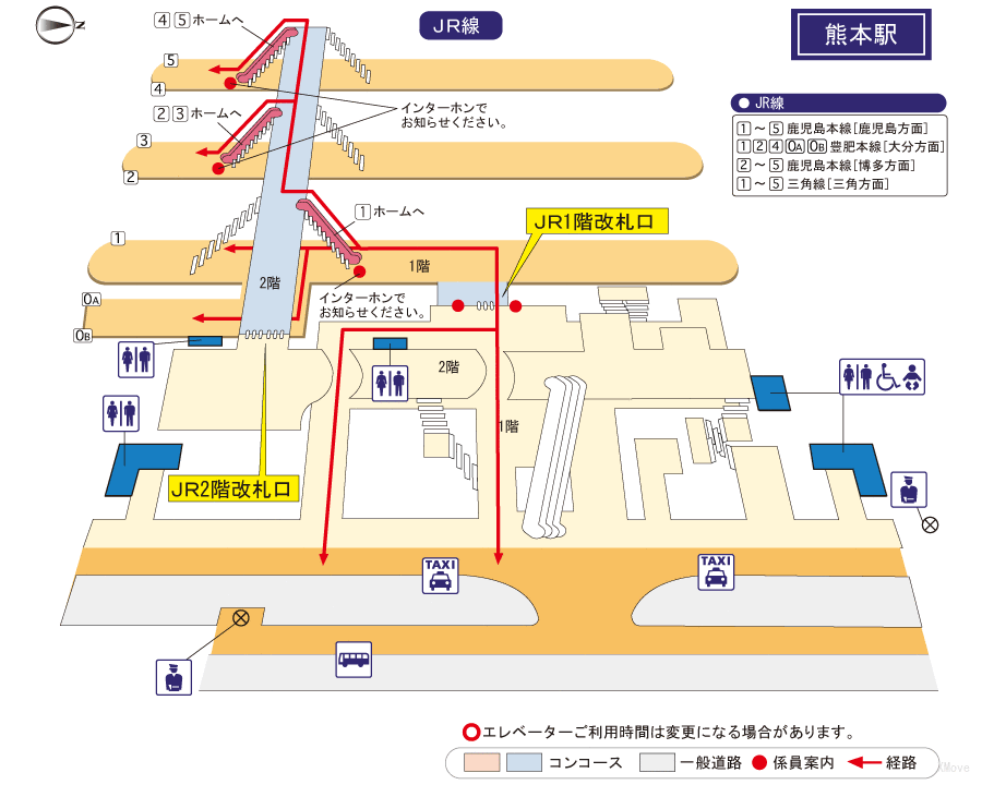 platform map