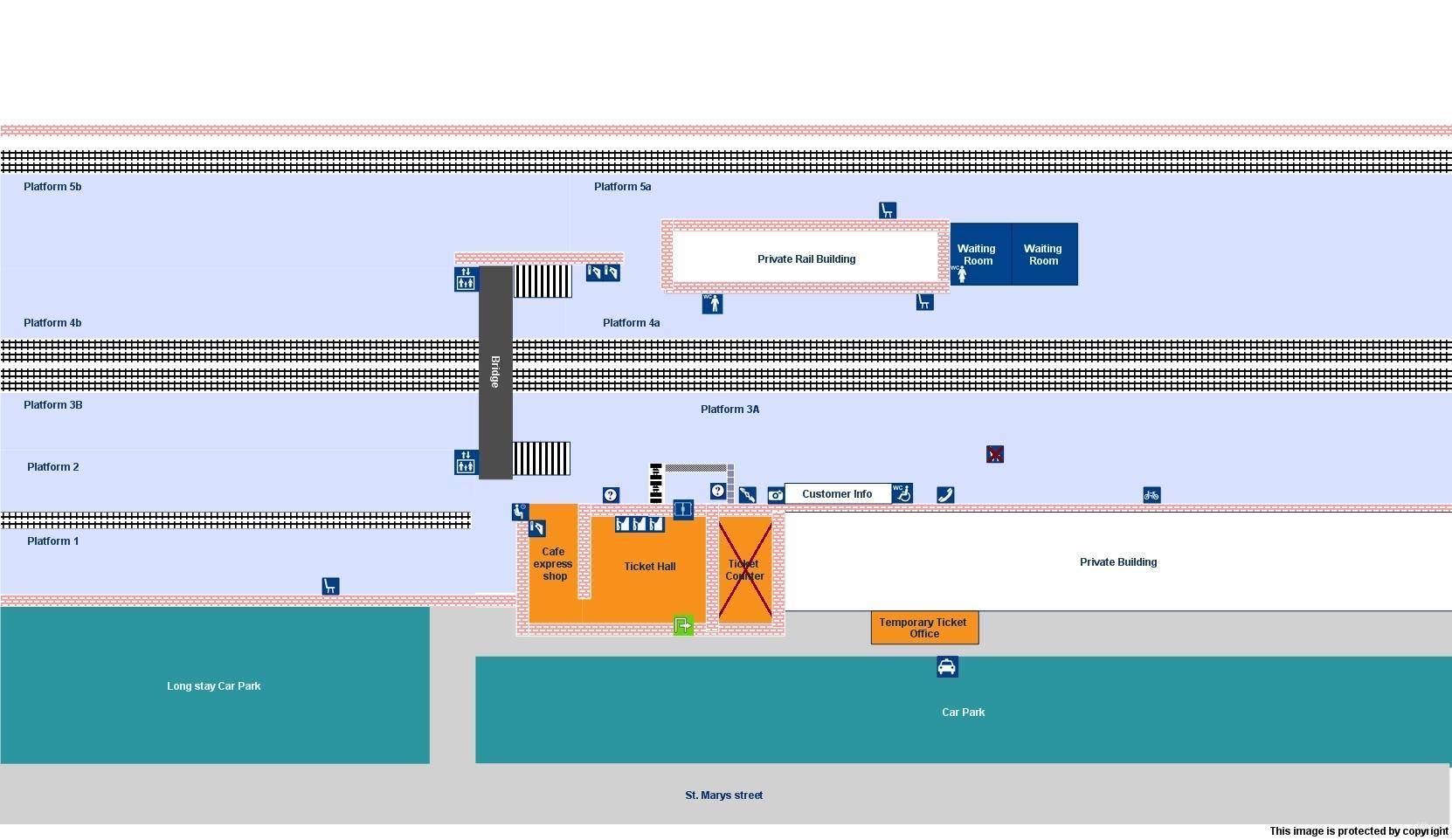 platform map