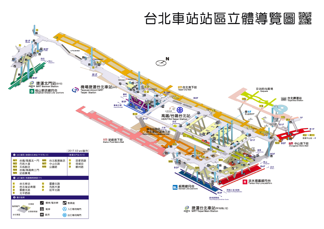 platform map