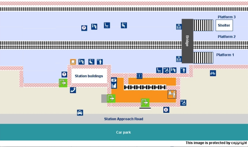 platform map