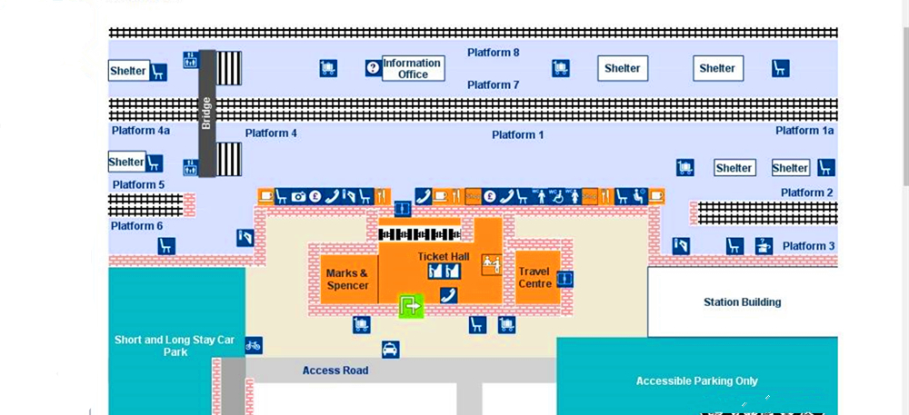 platform map