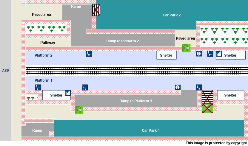 platform map